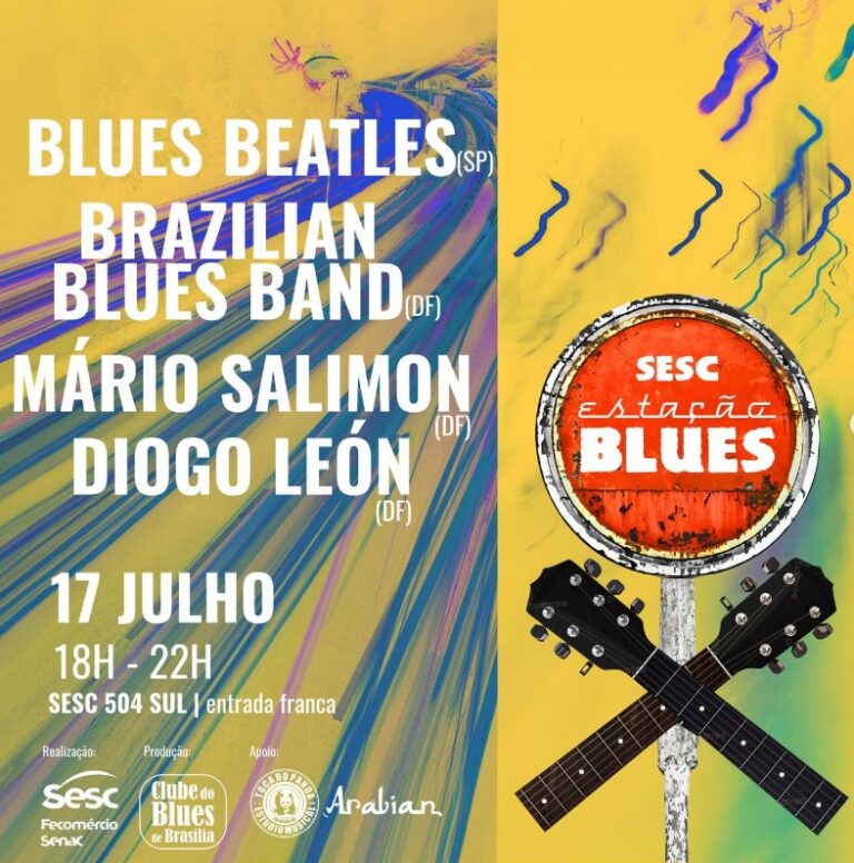Nesta quinta (17), o Sesc Estação Blues agita a 504 Sul