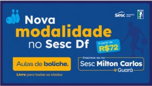 Sesc-DF lança aulas de boliche como nova modalidade esportiva