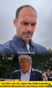 Eduardo solta o verbo nos EUA