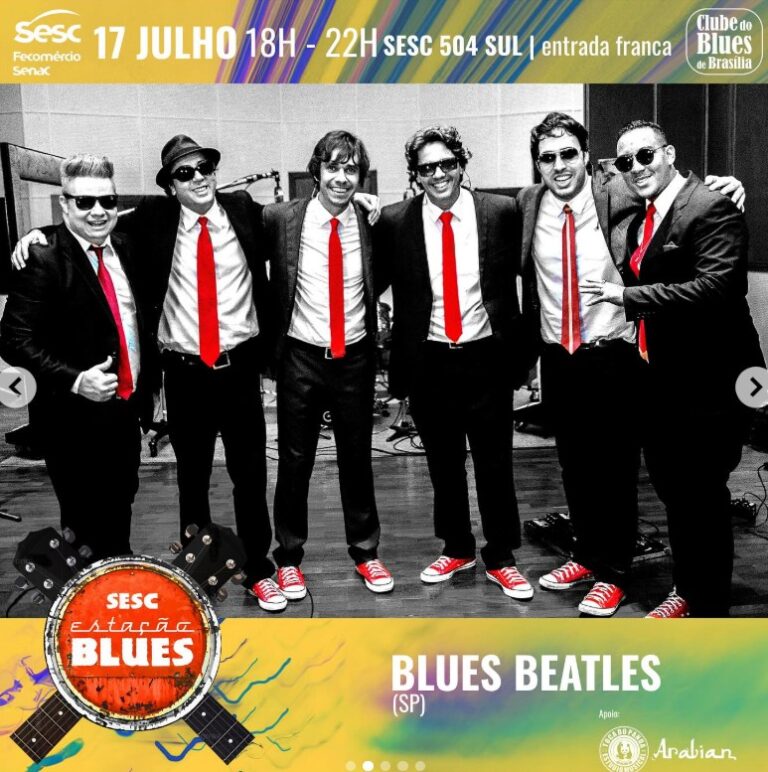 Sesc Estação Blues agita Brasília com show gratuito dia 17