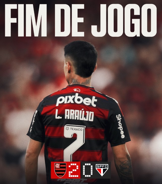 Luiz Araújo brilha e Fla vence SP