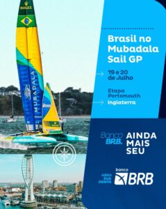 Com apoio do BRB, Brasil disputa SailGP em 19 e 20 de julho