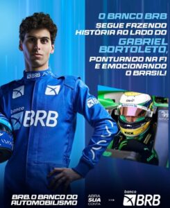 F1: Bortoleto emociona e BRB comemora
