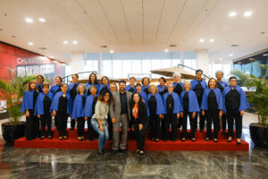 Coral do Sesc encanta no Taguatinga Shopping