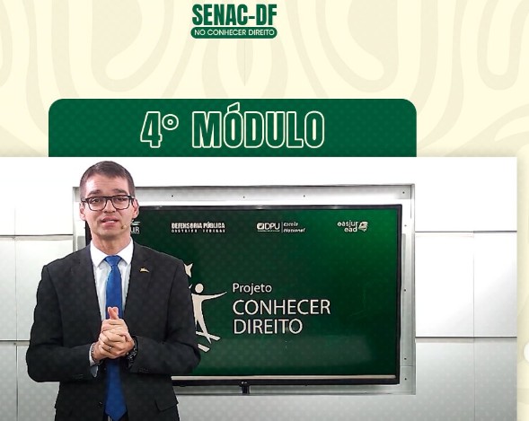 Conhecer Direito lança novo módulo com Senac-DF