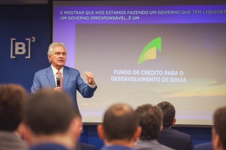 “Goiás é seguro para investir”, diz Caiado na Bolsa