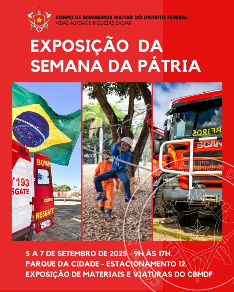 CBMDF reforça missão de servir no 7 de Setembro