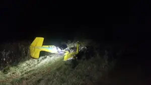 Avião cai no Pantanal de MS e deixa quatro mortos