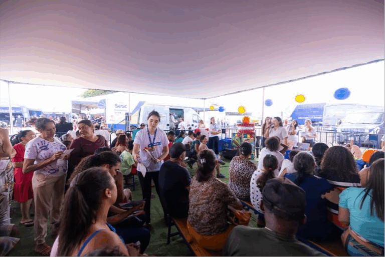 Fecomércio Mais Perto de Todos chega ao Gama com diversos serviços gratuitos e nova unidade móvel do Sesc-DF   