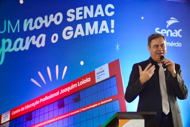 José Aparecido celebra progresso com nova unidade do Senac-DF no Gama
