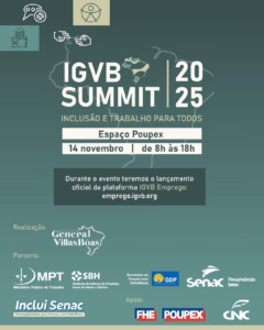 IGVB promove encontro nacional pela inclusão e o trabalho