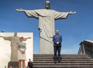 Príncipe William recria foto de Diana no Cristo Redentor
