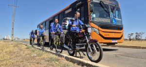 Ônibus do DF terão adesivos para prevenir acidentes