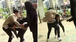 Vídeo: Profissional da TV Globo sofre agressão durante reportagem