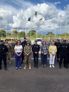 Damares reforça PMDF e fortalece combate à violência doméstica