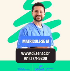 Cursos de Saúde do Senac-DF com até 40% de desconto