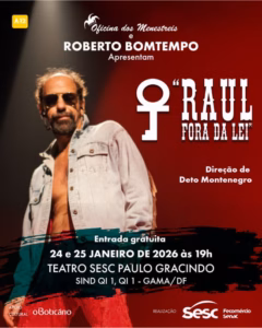 “Raul Fora da Lei” comemora 20 anos no Sesc Gama