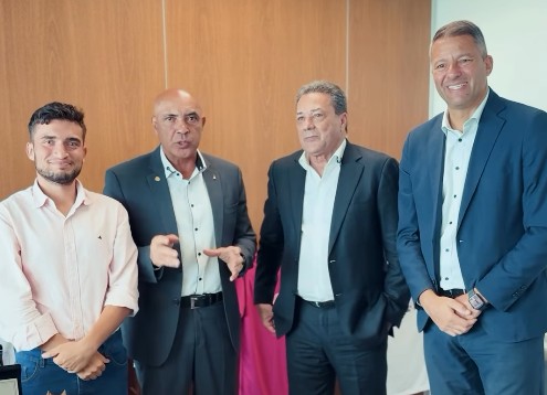 Wellington Luiz recebe Luxemburgo e Washington na CLDF