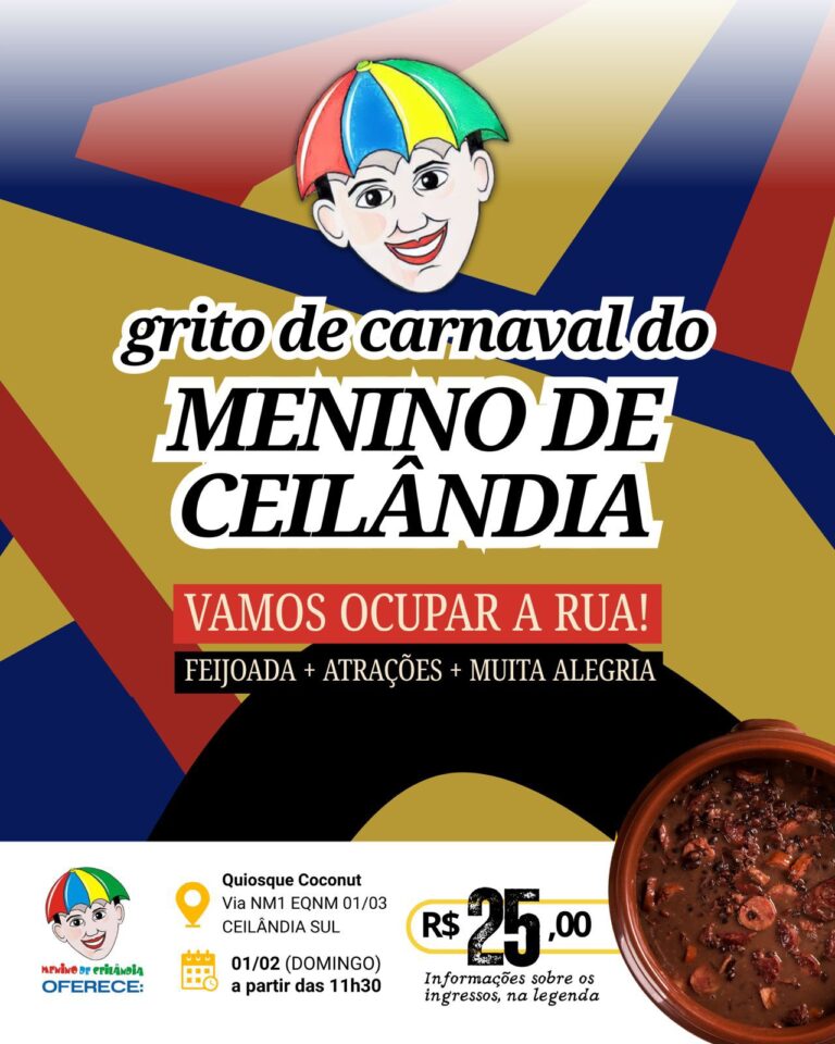 Menino de Ceilândia dá o grito de Carnaval