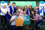 Primeira-dama Gracinha Caiado e o vice-governador Daniel Vilela durante entrega de 400 cartões do Aluguel Social em Aparecida de Goiânia (Fotos: André Saddi, Romullo Carvalho e Wesley Costa)