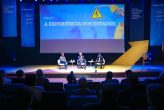 Ex-comandante do Bope do Rio de Janeiro, Rodrigo Pimentel destaca os bons índices de segurança pública de Goiás durante evento com governador Ronaldo Caiado, em São Paulo - Fotos: Romullo Carvalho